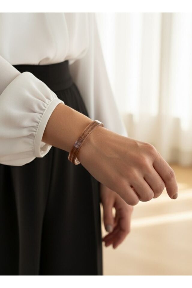 Ayetel Kürsi Yazılı Saf Bakır Bilezik