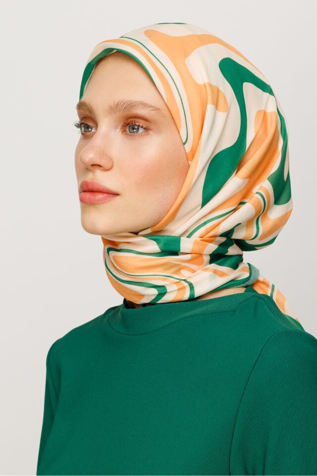 Mira Desen Dijital Soft Eşarp