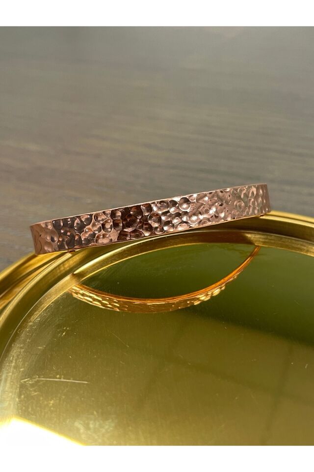 Saf Bakır Dövme Sağlık Bilekliği Kararmaz