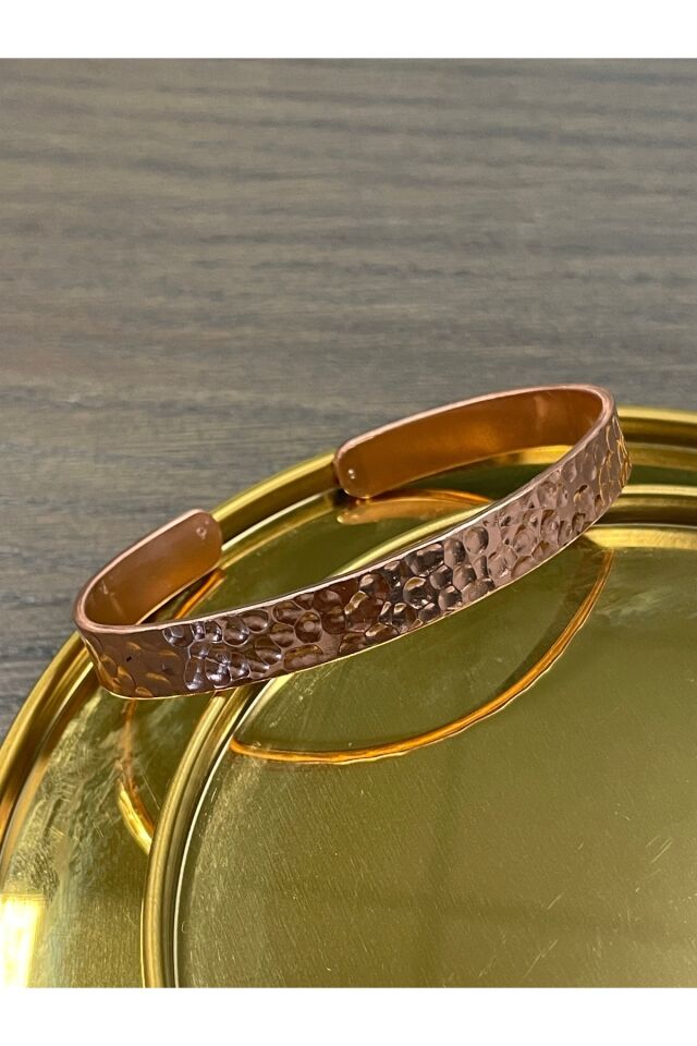 Saf Bakır Dövme Sağlık Bilekliği Kararmaz