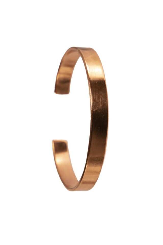 El Yapımı Şık Tasarım Saf Bakır Bilezik Bakır Takı Bileklik Babalar Günü Unisex Nikel Içermez